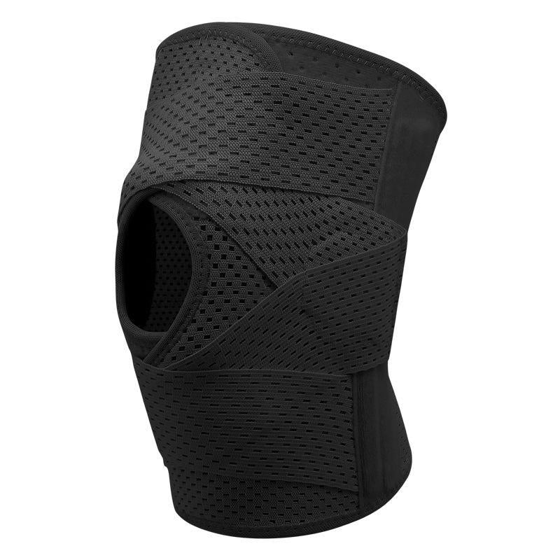 OLLAS Knee Brace for Protect, Compression Knee Support with Air Mesh Fabric, Adjustable Knee Wrap with Side Stabilizers, Ultra-Soft Bandage for Sports, Running