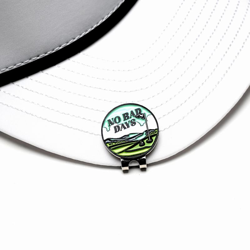 Brimz Supply Golf Ball Marker Set - 5 High-Quality Magnetic Golf Ball Markers with Hat Clip for Convenient Access on the Course