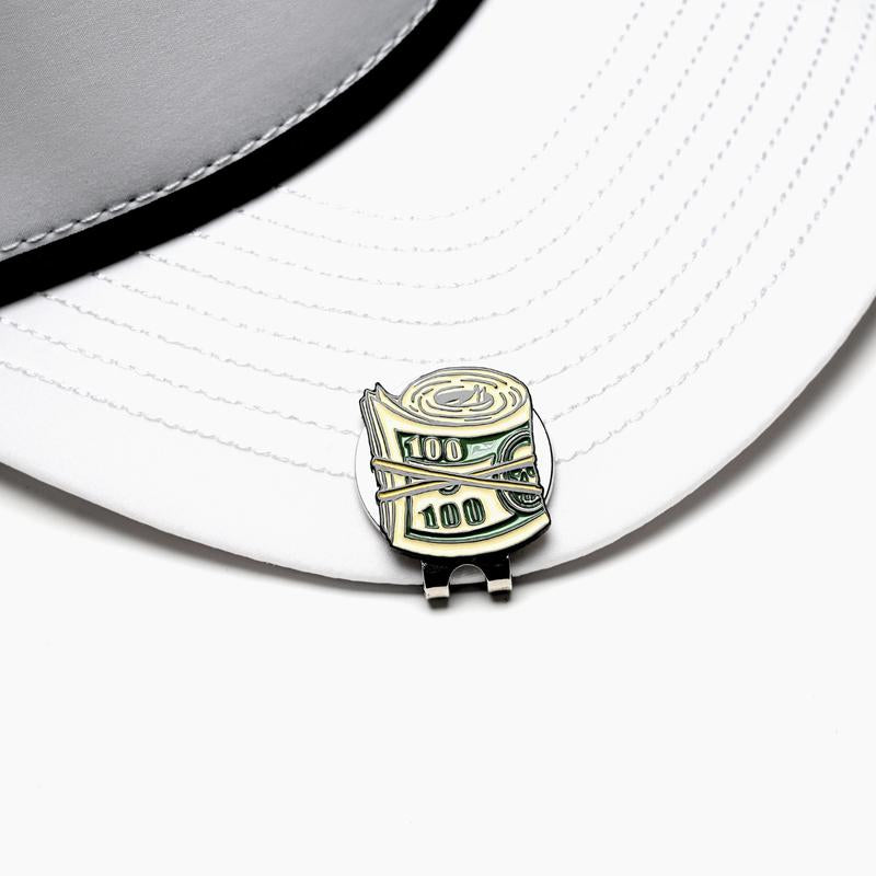 Brimz Supply Golf Ball Marker Set - 5 High-Quality Magnetic Golf Ball Markers with Hat Clip for Convenient Access on the Course