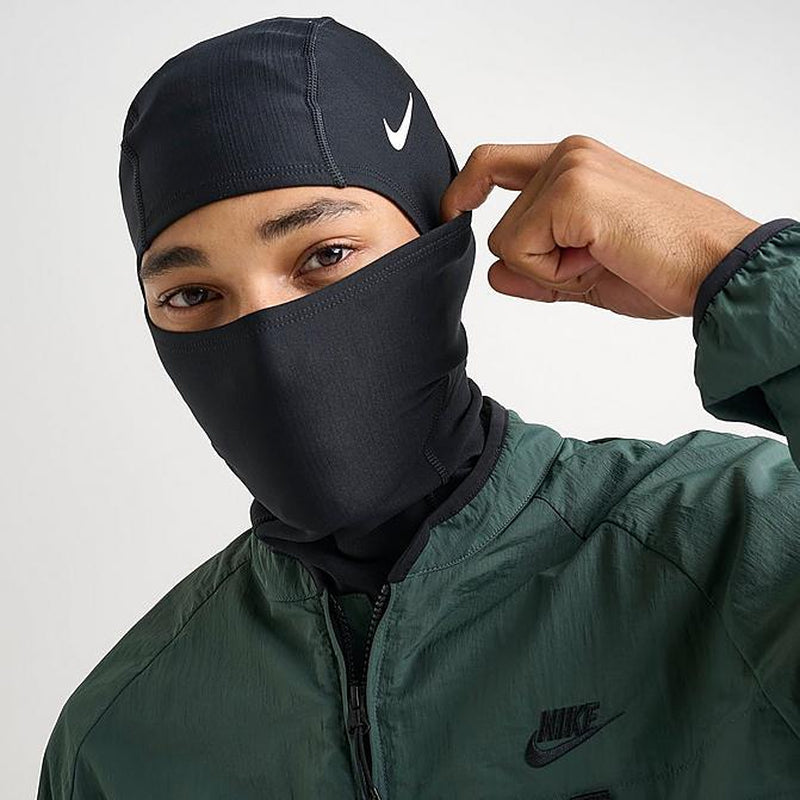 [Nike] Men'S Pro Hyperwarm Hood Therma-Fit Cold Weather Running/Cycling Helmet-Compatible